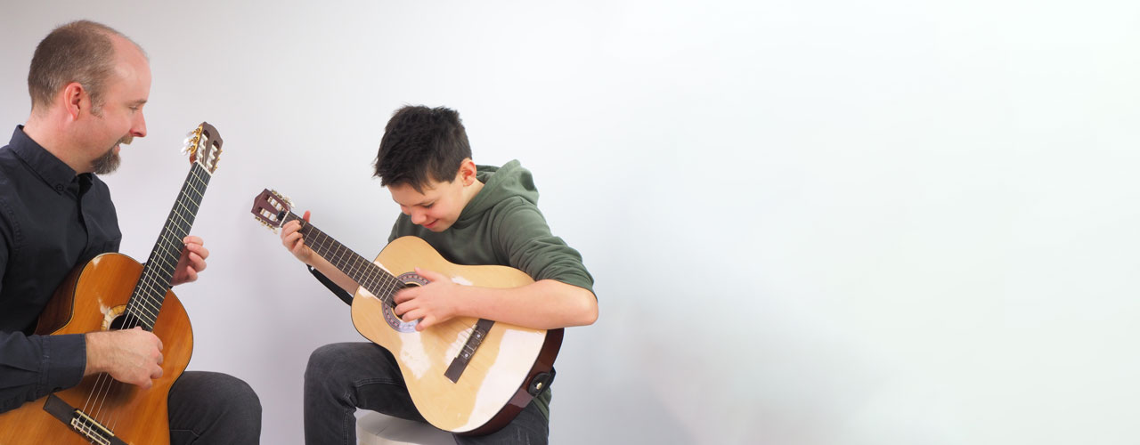 Rob teaching student